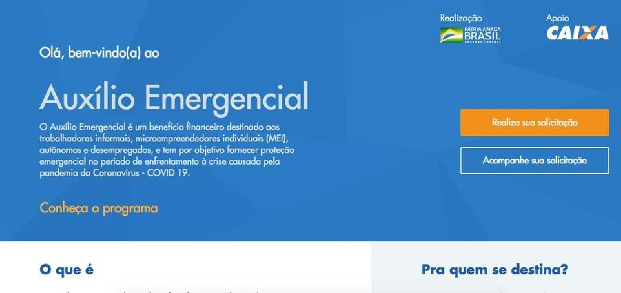 Caixa lança site e aplicativo para solicitar auxílio emergencial de R$ 600